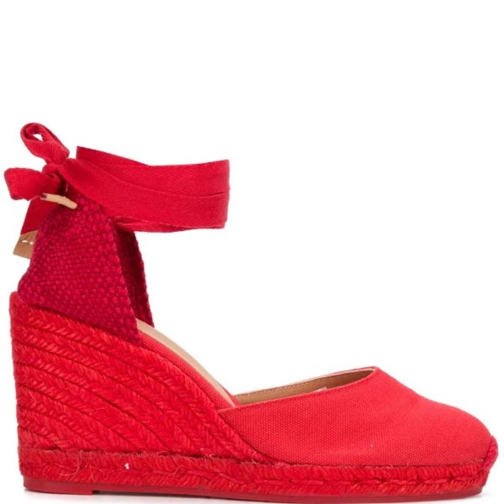 CASTANER Canvas Wedge Heel Espadrille Sandals